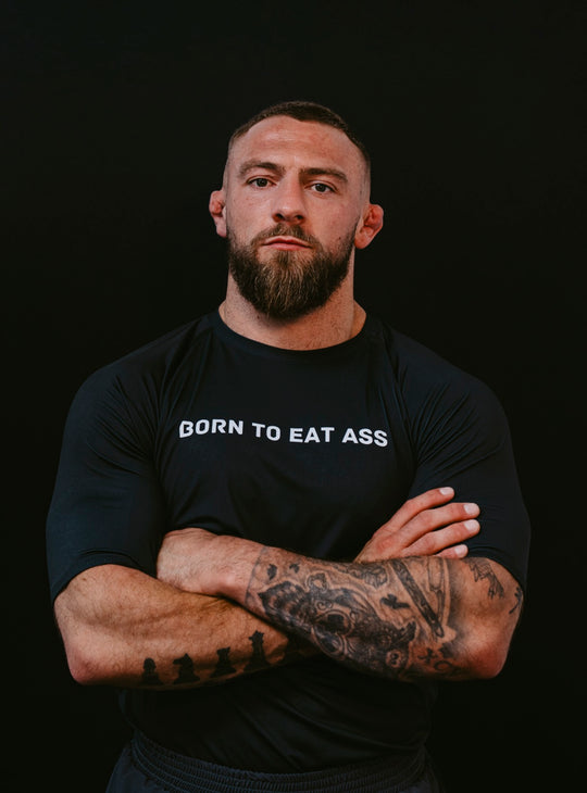 Mark Hibbard- Born To Eat Ass Rash Guard