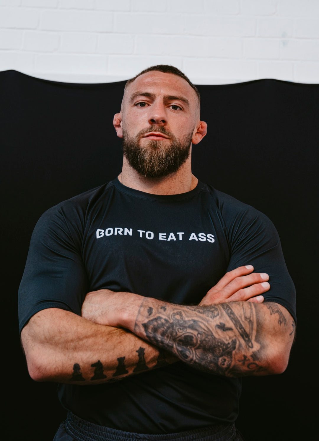 Mark Hibbard- Born To Eat Ass Rash Guard