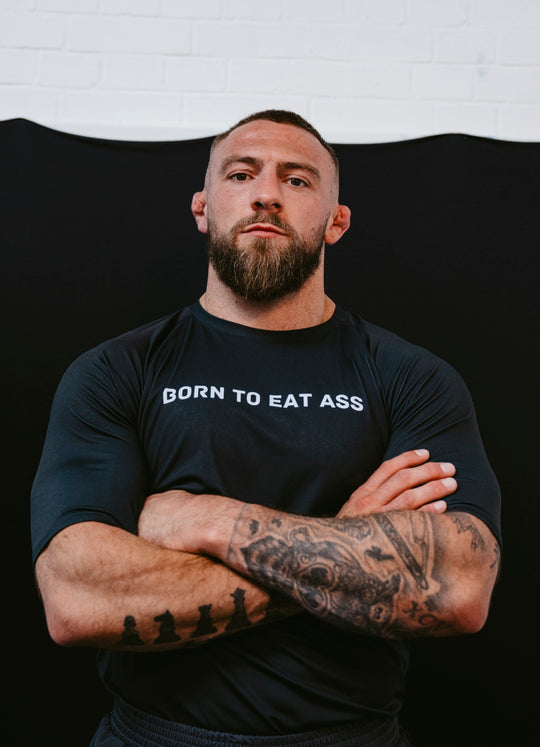 Mark Hibbard- Born To Eat Ass Rash Guard
