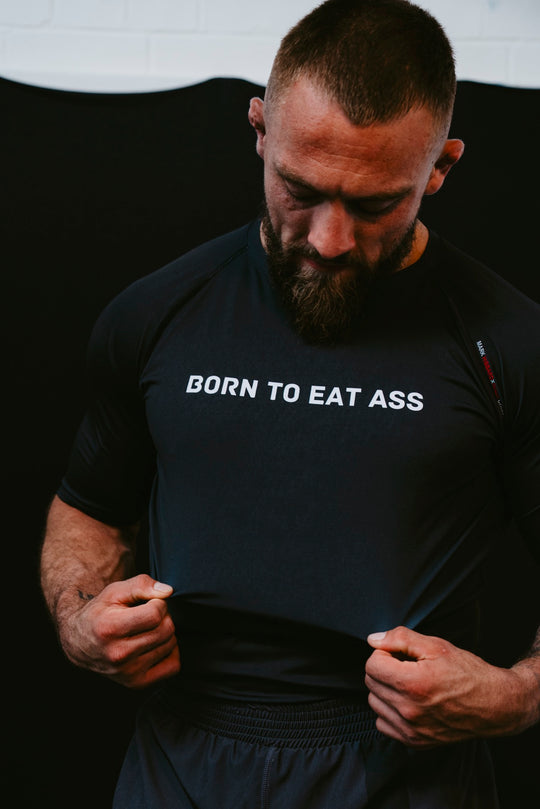 Mark Hibbard- Born To Eat Ass Rash Guard